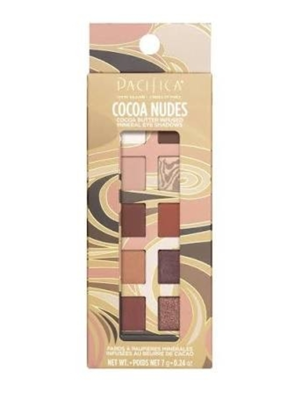 Pacifica Cocoa Nudes Eyeshadow Palette - Pink, Brown & Mauve Tones